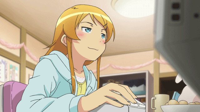 hola a tod@s Browsing-the-internet-in-anime-girl-reaction-gif